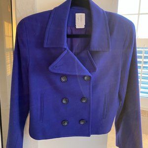 Double Breasted Jacket/Peacoat - 100% Wool